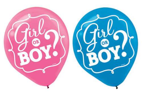 Girl or Boy Balloons - Click Image to Close